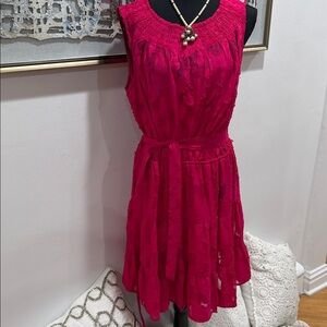 Simply Vera Vera Wang Fuchsia Mini Dress